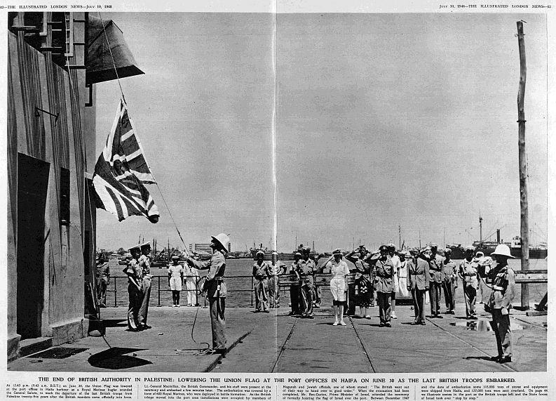 end of Britain in Palestine